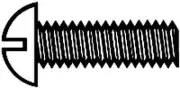 Walthers 1163 All Scale Nylon Round Head Machine Screws (12) - 1-72; 1/4 x .073"