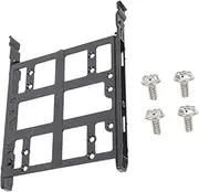 HOMSFOU 3pcs HDD Bracket Computer Hard Drive Hard Drive Tray Hard Disk Bay Hard Drive Bracket Hard Disk Mounting Bracket Computer Stand Computer Mount Computer Tray Drive Bay Black Plastic
