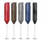 Electric Handheld Egg Beater Foam Maker Milk Frother Blender Battery Powered