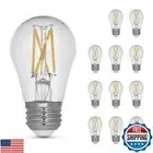 Feit Electric Enhance Filament A15 LED Bulbs, 8.3W (60W Equivalent), Dimmable