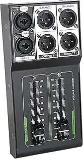 Studio Volume Control - Professional Volume Controller Studio 1 Input 2 Output | Portable Lossless Adjustment Precise Audio Control | 70mm Passive Monitor Volume Controller for Listening