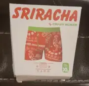 XL -- Sriracha Boxers underwear by Crazy Boxers NEW IN COLLECTORS BOX