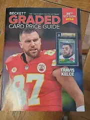 2024 Beckett Sports Trading Card Graded Card Price Guide Travis Kelce Cover