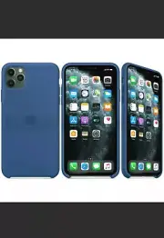 Original Silicone Case For iPhone 11 Pro, Cobalt blue