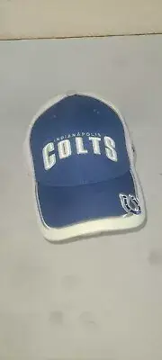 Indianapolis Colts Reebok NFL Hat Cap Adjustable Strapback White Blue Nwot