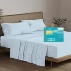 100% Egyptian Cotton King Size Sheets - 800 High Thread Count, 4 PC Luxury Ho...