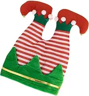 PRETYZOOM Funny Christmas Hats Silly Christmas Hat Christmas Hats Santa Xmas Hat Christmas Tree Cap Felt Hat Coil Santa Hat Santa Pants Hat for Holiday Party Costume Accessories b