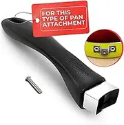 Cook Ware Replacement Grip Handle - Removable Cookware Pot Lid Knob for Pots and Pans With Detachable Handles - Screw on Handle