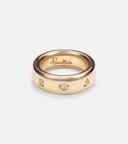 [Pomellato] Pomellato Iconica 18kt rose gold ring with diamonds P 1/2 gold