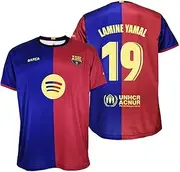 [F.C. Barcelona] Lamine Yamal 19 Home Jersey Season 2024/2025 Official Replica with License Adult