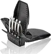 Furi Diamond Fingers Compact Knife Sharpener, premium sharpener with patented sharpening system, exclusive industrial grade diamond coating, easy to use, safe to handle, 25-year guarantee, black