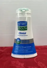 Smart Mouth Clinical Zinc Activated Oral Rinse Bad Breath Prevention Clean Mint