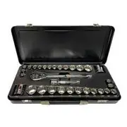 GEARWRENCH 1/2inch Drive Metric & SAE Socket Set - 31 Piece 87021