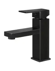[Cefito] Bathroom Basin Square Faucet Vanity Laundry Mixer Tap in Black