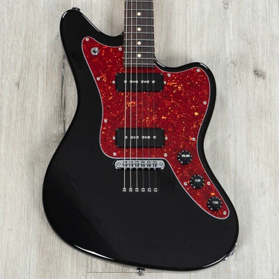 Suhr Classic JM Guitar, Rosewood Fretboard, S90 P90 Pickups, TP6 Bridge, Black