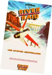 CUSTOM Replacement Game Cartridge Label River Raid for Atari 2600 Free Shipping
