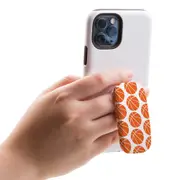 Kickstand Grip AddOn, Universal Phone Holder, Basketballs