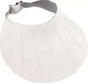 [CORHAD] Foldable Beach Hat for Women Wide Brim UV Protection Sun Visor Lightweight and Portable Summer Hat for Vacation and Travel for Special Occasions White