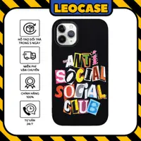 在飛比找蝦皮購物優惠-Leocase 反社交社交社交俱樂部標誌高級矽膠 iPhon