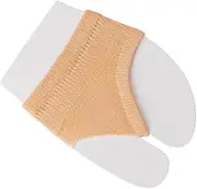[Generic] Sandal Half Socks, Half Socks for Women - Half Sandal Socks Made of Cotton for Women, Cotton Half Socks with Single Toe Separation for Shopping, Beach, Resort, Outdoor Activities, Work