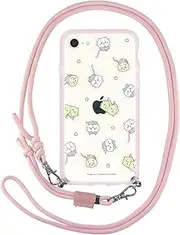 Gourmandise CK-17C Chiikawa IIIIfit Loop Case Compatible with iPhone SE (3rd Generation/2nd Generation), 8/7/6s/6 (4.7 Inch), All-Over Pattern