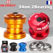 BLOOKE MTB Bike 34MM Headset 2 Bearing Sealed For Threadless Fork Stem 28.6mm