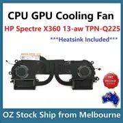 Genuine CPU GPU Cooling Fan for HP Spectre x360 13-aw TPN-Q225 Heatsink