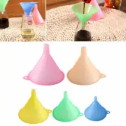 5Pcs Small Set Plastic Medium Large Kitchen Funnel Wide Mouth Variety Liquid