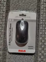 RCA TPH501 2 Button Optical Mouse, New!