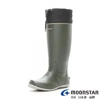 在飛比找momo購物網優惠-【MOONSTAR 月星】男鞋高筒防水雨靴(橄欖綠)