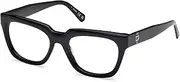 [GUESS] GU50238 001 Shiny Black 53/19/145 Men's Glasses, 001 Shiny Black, 53/19/145