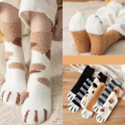 Foot Socks Sleeping Socks Short Socks Lounge Slipper Socks Cat Floor Thick/