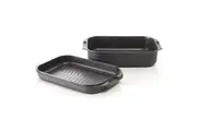 Baccarat Granite Cast Aluminium Non-Stick Roast & Grill Multi Pan 34X24X8cm