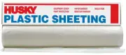 6ML CLR 10X50 10by50Foot 6Millimeter Clear Tyco Polyethylene Plastic Sheeting