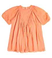 [Chloe Kids] Chloé Kids Silk dress Y 14 orange