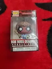 Funko: BOB ROSS DEADPOOL ~ Pocket Pop Keychain Brand New Rare!!!