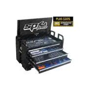SP Tools 413Pcs Field Service Toolkit - Sockets & Spanners Metric/SAE Black