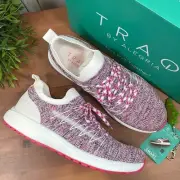 TRAQ by Alegria Synq 2 Lace-Up Knit Sneaker Size 40