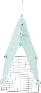 Milisten Hanging Bird Nest Hammock House for Parakeets Lovebirds Cockatiels Cozy Winter Tent with Removable Ventilated Mesh Bottom for Easy Cleaning Space Saving Bird Cage
