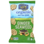 Organic Ginger Seaweed Rice Cake Minis 5 Oz(Case Of 6) By Lundberg