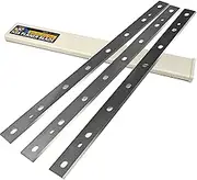 HSS Planer Blades Knives for DeWalt DW734 7342 Thickness Planers with 12.5 inch Replacement Heat Treated Double edge 1 Set (3 pcs)