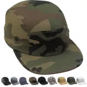 Street Cap 5 Panel Urban Engineer Hat Adjustable Army Military Tactical Camo