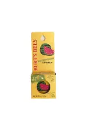 BURT'S BEES LIP BALM ~ WATERMELON ~ .3 oz Tin ~ NEW IN BOX