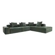 [James Lane] Riley Muse Forest Modular Sofa - Arm, 2x Armless, Corner, Right Terminal
