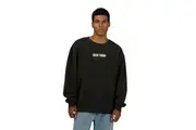 Silent Theory | Mens Script Crew (Washed Black)