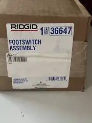 Genuine Ridgid 36647 Foot Pedal Switch Fits 300 535 Pipe Threaders