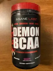 Insane Labz DEMON BCAA Grape Flavor Amino Energy Powder