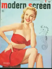 MAG: MODERN SCREEN 1948 JULY-JUNE HAVER-CLARK GABLE FN/VF