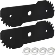 EB-007 7.5-Inch Edge Hog Heavy-Duty Edger Replacement Blade Compatible Black