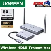 Ugreen 1080P HDMI & VGA 5G Wireless Extender Transmitter 50M Range Streaming